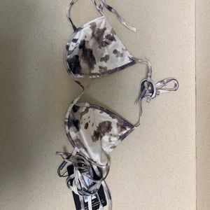 Cow print bikini